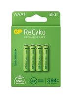 GPRHCH63E015 - GP BATTERIES - GPRHCH63E015 - Rechargeable Battery, 1.2 V, Nickel Metal Hydride, 650 mAh, AAA