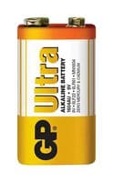 GPPVA9VAU073 - GP BATTERIES - GPPVA9VAU073 - Battery, 9 V, PP3, Alkaline, Snap Contact, 1