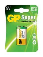 GPPVA9VAS004 - GP BATTERIES - GPPVA9VAS004 - Battery, 9 V, PP3, Alkaline, Snap Contact, 1