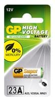 GPPBA23AF000 - GP BATTERIES - GPPBA23AF000 - Battery, 12 V, A23, Alkaline, 38 mAh, Raised Positive and Flat Negative, 1