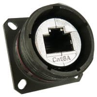 RJF6A2A1B - AMPHENOL SOCAPEX - RJF6A2A1B - In-Line Adapter, Adaptor, In-Line, RJ45, RJ45, RJF 6A