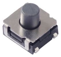 222PJVAAR - CTS - 222PJVAAR - Tactile Switch, 222P Series, Top Actuated, Surface Mount, Round Button, 200 gf, 50mA at 32VDC