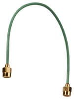 MICROBEND R-6 - HUBER+SUHNER - MICROBEND R-6 - RF / Coaxial Cable Assembly, 6 ", 152.4 mm, 0.047" Semi Rigid, SMA Plug, SMA Plug, 50 ohm