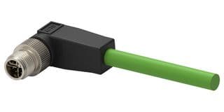 TAX38225102-005... - TE CONNECTIVITY - TAX38225102-005... - Sensor Cable, X-Code, 90° M12 Plug, Free End, 8 Positions, 5 m, 16.4 ft