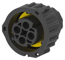 1-1719434-1 - TE CONNECTIVITY - 1-1719434-1 - Automotive Connector Housing, Black, Receptacle, 4 Ways, AMP Automotive Socket Contacts