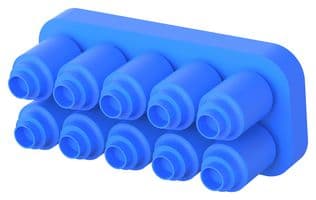 1-1586359-0 - TE CONNECTIVITY - 1-1586359-0 - Connector Cable Seal, Gang, 10Pos, 2.11 mm, AMP Mini-Universal MATE-N-LOK Connectors