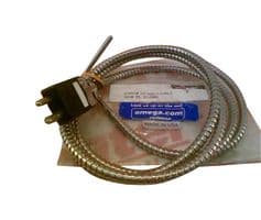 CF-090-J-2-60-2 - OMEGA - CF-090-J-2-60-2 - Thermocouple, J, 0 °C, 480 °C, Stainless Steel, 60 ", 1.53 m