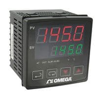 CN735 - OMEGA - CN735 - Controller, Temperature, 1/4 DIN, Type B/E/J/K/L/N/R/S/T/U/PT100/RTD, 0 to 50 °C, CN730 Series