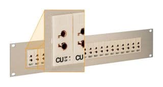 19UJP1-20-K - OMEGA - 19UJP1-20-K - Thermocouple Connector, Jack Panel, 20x Socket, 1Row, Type K, STD, Miniature, 19", ANSI, 19UJP