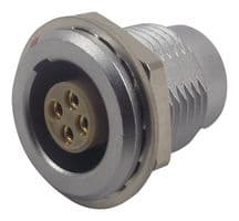EGG.1B.304.CLL - LEMO - EGG.1B.304.CLL - Circular Connector, Standard Circular Connector, 1B Series, Panel Mount Receptacle, 4 Contacts