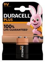 MN1604 P1 +/PWR. - DURACELL - MN1604 P1 +/PWR. - Battery, 9 V, PP3, Alkaline, Snap Contact, 1