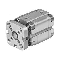 156844 - FESTO - 156844 - Compact Air Cylinder, Yoke Piston Rod, Double Acting, 12 mm, M5, 1.5 bar to 10 bar, 5 mm
