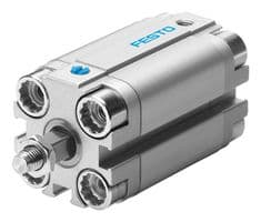 157075 - FESTO - 157075 - Compact Air Cylinder, Square Piston Rod, Single Acting, 16 mm, M5, 1.5 bar to 10 bar, 15 mm