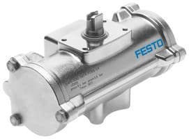 552871 - FESTO - 552871 - Quarter Turn Actuator, Semi Rotary Drive, Double Acting, Size 60, G1/8, 8.4 bar, DAPS Series
