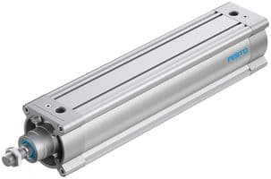1384814 - FESTO - 1384814 - Cylinder, Piston Rod, Double Acting, 100 mm, G1/2, 0.4 bar to 12 bar, 400 mm