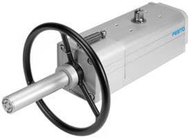 8005002 - FESTO - 8005002 - Quarter Turn Actuator, Semi Rotary Drive, Double Acting, Size 106, G1/8, 8.4 bar, DAPS Series