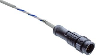 AD-02BMMM-QL8P01 - AMPHENOL LTW - AD-02BMMM-QL8P01 - Sensor Cable, SPE Plug, Free End, 2 Positions, 1 m, 3.3 ft, X-Lok Series