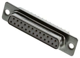 173109-0128 - 173109-0128 - D Sub Connector, Standard, Receptacle, 173109 Series, 25 Contacts, DB, Solder