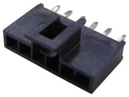 105309-1105 - MOLEX - 105309-1105 - Pin Header, Wire-to-Board, 2.5 mm, 1 Rows, 5 Contacts, Through Hole Straight
