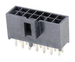105310-1114 - MOLEX - 105310-1114 - Pin Header, Wire-to-Board, 2.5 mm, 2 Rows, 14 Contacts, Through Hole Straight