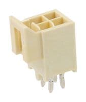 105310-2204 - MOLEX - 105310-2204 - Pin Header, Wire-to-Board, 2.5 mm, 2 Rows, 4 Contacts, Through Hole Straight