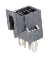 105312-1204 - MOLEX - 105312-1204 - Pin Header, Wire-to-Board, 2.5 mm, 2 Rows, 4 Contacts, Through Hole Straight