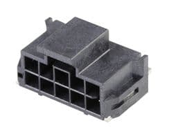 105405-1110 - MOLEX - 105405-1110 - Pin Header, Wire-to-Board, 2.5 mm, 2 Rows, 10 Contacts, Surface Mount Right Angle