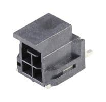 105405-1204 - MOLEX - 105405-1204 - Pin Header, Wire-to-Board, 2.5 mm, 2 Rows, 4 Contacts, Surface Mount Right Angle