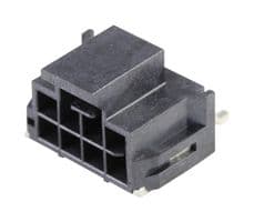105405-1208 - MOLEX - 105405-1208 - Pin Header, Wire-to-Board, 2.5 mm, 2 Rows, 8 Contacts, Surface Mount Right Angle