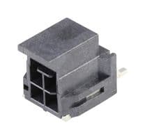 105405-1304 - MOLEX - 105405-1304 - Pin Header, Wire-to-Board, 2.5 mm, 2 Rows, 4 Contacts, Surface Mount Right Angle