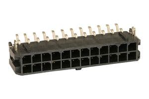 43045-2407 - MOLEX - 43045-2407 - Pin Header, Wire-to-Board, 3 mm, 2 Rows, 24 Contacts, Surface Mount Right Angle