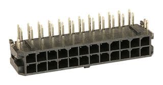 43045-2421 - MOLEX - 43045-2421 - Pin Header, Wire-to-Board, 3 mm, 2 Rows, 24 Contacts, Through Hole Right Angle