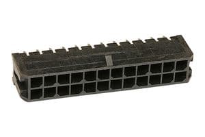 43045-2424 - MOLEX - 43045-2424 - Pin Header, Wire-to-Board, 3 mm, 2 Rows, 24 Contacts, Through Hole Straight