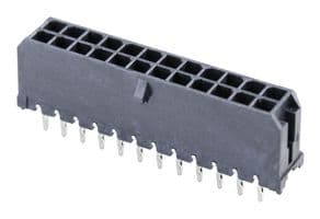 44914-2401 - MOLEX - 44914-2401 - Pin Header, Wire-to-Board, 3 mm, 2 Rows, 24 Contacts, Press Fit, Micro-Fit 3.0 CPI 44764 Series