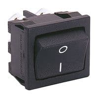 H8650VBAAG - BULGIN / PARTNER STOCK - H8650VBAAG - Rocker Switch, Miniature, On-Off, DPST-NO, Non Illuminated, Panel, Snap-In, 8650 Series
