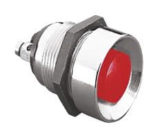 MP0012/1 - BULGIN / PARTNER STOCK - MP0012/1 - Pushbutton Switch, 19.2 mm, SPST, Push to Make, Round, Black
