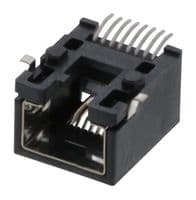 95540-6888 - MOLEX - 95540-6888 - Modular Connector, RJ45 Jack, 1 x 1 (Port), 8P8C, Cat3, Surface Mount