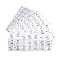 21-100 - OMEGA - 21-100 - LABEL, TEMP INDICATOR, 12X12MM, BLK/WHT
