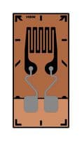 1-LM11-1.5/350GE - OMEGA - 1-LM11-1.5/350GE - Strain Gauge, 350 ohm, 3 mm, 3 mm, Solder Pads, Dual Shear, 10 Vrms