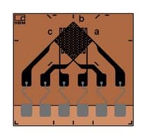 1-RM91-3/350GE - OMEGA - 1-RM91-3/350GE - Strain Gauge, 350 ohm, 2.5 mm, 1.5 mm, Solder Pads, Tee Rosette, 5.8 Vrms