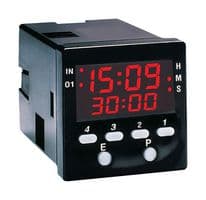PTC-21 - OMEGA - PTC-21 - Timer, 1/16 DIN, 3 Ranges, 21 ms, DPDT Relay Output, 240 VAC, Screw Terminals