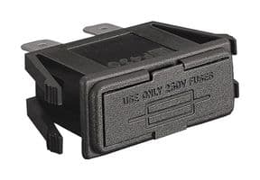 FX0430/48 - BULGIN / PARTNER STOCK - FX0430/48 - Cartridge Fuse Holder, 1Fuse, Quick Connect, 10A, 250VAC, 5mm x 20mm