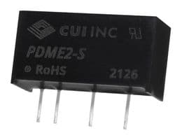 PDME2-S12-D12-S - CUI - PDME2-S12-D12-S - Isolated Through Hole DC/DC Converter, ITE, SIP, 1:1, 2 W, 2 Output, 12 V