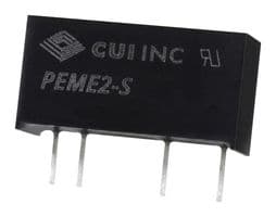 PEME2-S12-D12-S - CUI - PEME2-S12-D12-S - Isolated Through Hole DC/DC Converter, ITE, SIP, 1:1, 2 W, 2 Output, 12 V