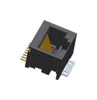 98435-511LF - AMPHENOL COMMUNICATIONS SOLUTIONS - 98435-511LF - Modular Connector, RJ45 Jack, 1 x 1 (Port), 8P8C, Cat3, Surface Mount