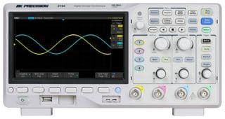 BK2194 - B&K PRECISION - BK2194 - Digital Oscilloscope, 4 Channel, 100 MHz, 1 GSPS, 14 Mpts, 3.5 ns