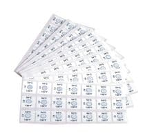 21-170 - OMEGA - 21-170 - LABEL, TEMP IND, 12MMX12MM, BLK ON WHT