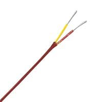 XC-K-20-7.5M - OMEGA - XC-K-20-7.5M - Thermocouple Wire, Duplex, Insulated, Type K, 20 AWG, Solid, 7.5 m, ANSI, XC Series