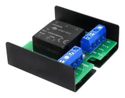 PDQE20-Q24-D12-U - CUI - PDQE20-Q24-D12-U - Isolated Chassis Mount DC/DC Converter, ITE, Open Frame, 4:1, 20 W, 2 Output, 12 V