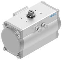8048129 - FESTO - 8048129 - Quarter Turn Actuator, Semi Rotary Drive, Double Acting, Size 160, G1/4, 8 bar, DFPD Series